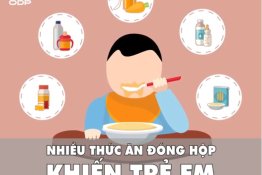 Thức ăn đóng hộp khiến trẻ bị nhiễm độc chì | ODP FACTS