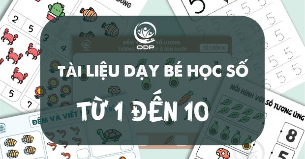 Dạy Bé Học Số Từ 1 Đến 10: Tài Liệu Độc Quyền Từ Odphub