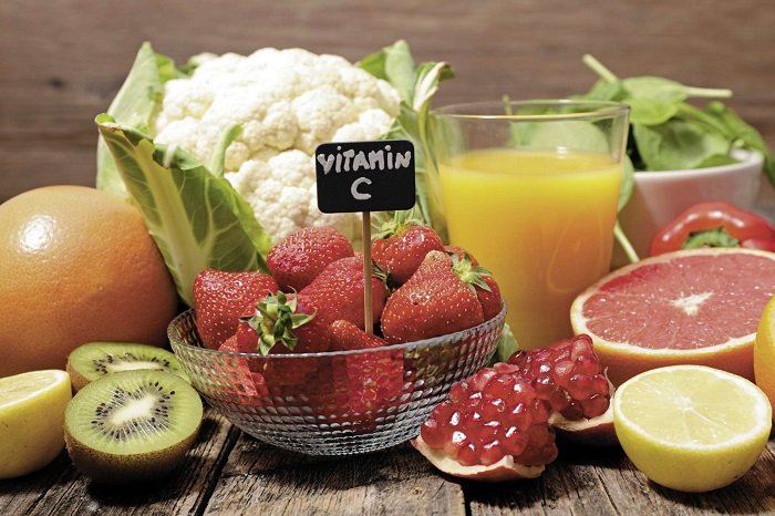 Thực phẩm bổ sung vitamin C cho trẻ.